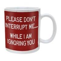 Pyramid International Please Don\'t Interrupt Me Ceramic Mug