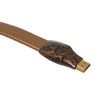 Python Hdmi Cable Flat Gold 2.44M High Speed with Ethernet