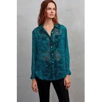 Python Sheer Chiffon Shirt