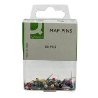Q Connect Map Pins Pk60 - 10 Pack