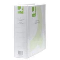 Q Connect Binder 4dring 65mm White - 6 Pack