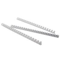 q connect comb binding 16mm white pk50