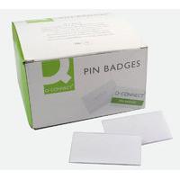 Q CONNECT PIN BADGE 40 X 75MM PK100