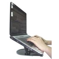 Q Connect Aluminium Laptop Stand - Black