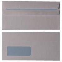 q connect white business envelopes window dl 80gsm box of 1000