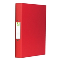 Q Connect A4 2 Ring Binder Pp Red - 10 Pack