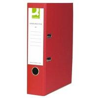 Q Connect L/arch File Fc Polyprop Red - 10 Pack