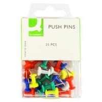 Q Connect Push Pins - 250 Pack
