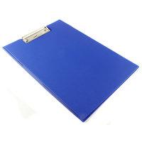 Q CONNECT PVC CLIPBOARD FOLDOVER BLU