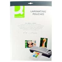 q connect laminating pouch a4 125mic p25