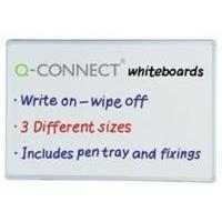 q connect dry wipe whiteboard 900mm x 600mm