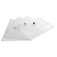 Q Connect Doc Folder Plastic A5 Clr Clr - 12 Pack