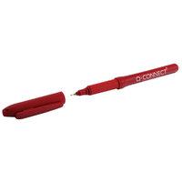 Q Connect Fineliner Pen 0.4 Red - 10 Pack
