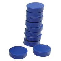 Q CONNECT MAGNETS 25MM BLUE PK10