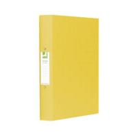 Q Connect A4 2 Ring Binder Pp Ylw - 10 Pack