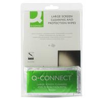 q connect large screen cleaning wipes 10 pack