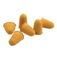 q connect thimblettes size2 yellow 12 pack