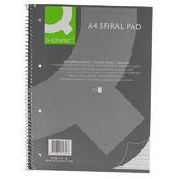 Q-Connect A4 Spiral Notepad - Pack of 5