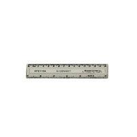 Q-Connect Clear Acrylic Ruler 15cm/6in (Pack of 1)
