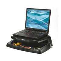 Q Connect Laptop & LCD Monitor Stand - Black