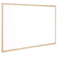 Q Connect Woodframe Whiteboard - 90x60cm