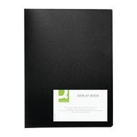 Q CONNECT DISPLAY BOOK 20POCKET BLACK