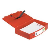 Q CONNECT BOXFILE POLYPROPYLENE RED