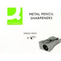 q connect metal pencil sharpeners 20 pack
