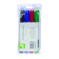 Q CONNECT DRYWIPE MARKER WLT4 ASSORTED