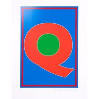 q the dazzle alphabet by peter blake