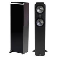 q acoustics qa3056 3000 series floorstanding speakers in black lacquer ...