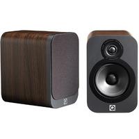 q acoustics qa3022 3000 series bookshelf speakers in american walnut p ...