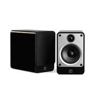 q acoustics concept 20 gloss black bookshelf speakers pair