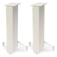 q acoustics concept 20 gloss white speaker stands pair