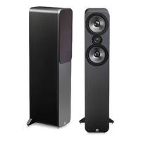 q acoustics 3050 graphite floorstanding speakers pair