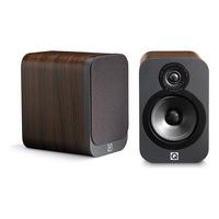 q acoustics 3020 walnut bookshelf speakers pair