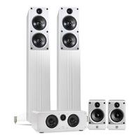 Q Acoustics Concept 40 Gloss White 5.0 Speaker Package