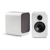 q acoustics 3020 gloss white bookshelf speakers pair