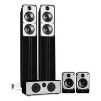 q acoustics concept 40 gloss black 50 speaker package