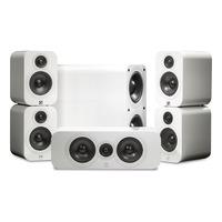 Q Acoustics 3010 Gloss White 5.1 Speaker Package