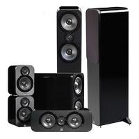 q acoustics 3050 gloss black 51 speaker package