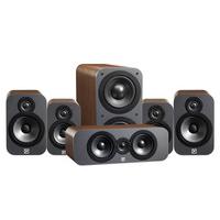 Q Acoustics 3020 Walnut 5.1 Speaker Package