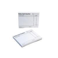 q connect white petty cash voucher pad 125x101mm pack of 10 kf00103