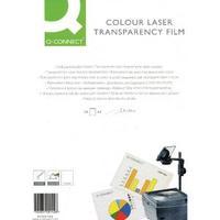 q connect laser colour ohp film pack of 50 kf00142