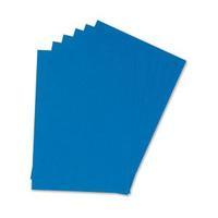 Q-Connect A4 Blue Leathergrain Comb Binder Cover Pack of 100 KF00500