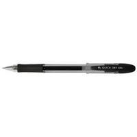 Q-Connect Black Quick Dry Gel Pen Pack of 12 KF00678