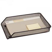 q connect mesh letter tray a4 black kf00858