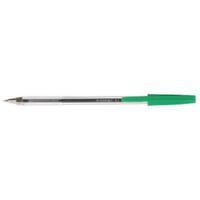 Q-Connect Medium Green Ballpoint Pen Pack of 50 KF01043
