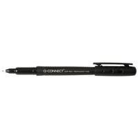 Q-Connect OHP Pen Permanent Fine Black Pack of 10 KF01068