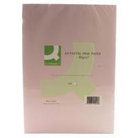 q connect pink coloured a4 copier paper 80gsm ream pack of 500